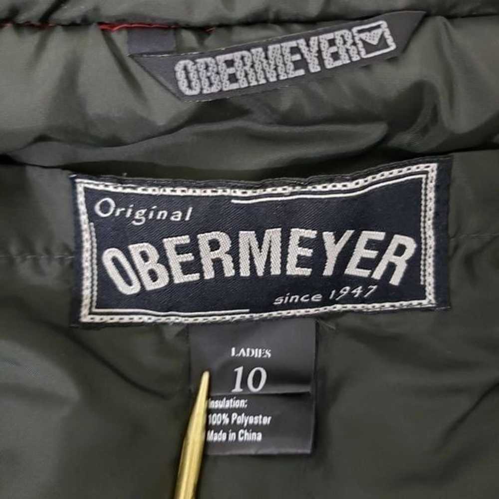 Vintage Obermeyer Snow Ski Bomber Jacket w Hood F… - image 12