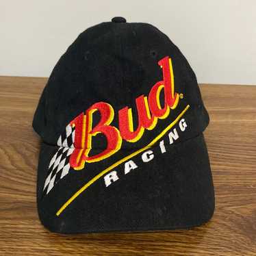 Vintage 90’s Bud Racing Nascar strapback  hat - image 1