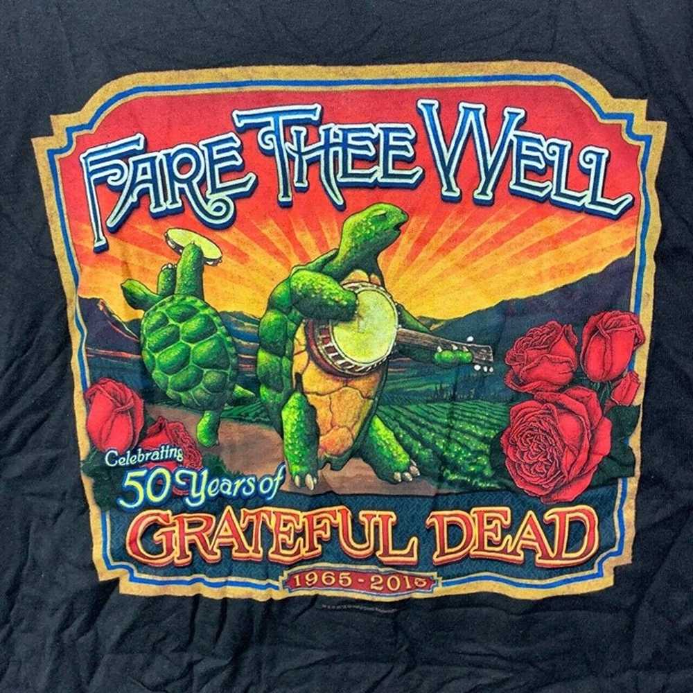 Vintage Fare Thee Well Large Tultex Casual T-Shir… - image 3