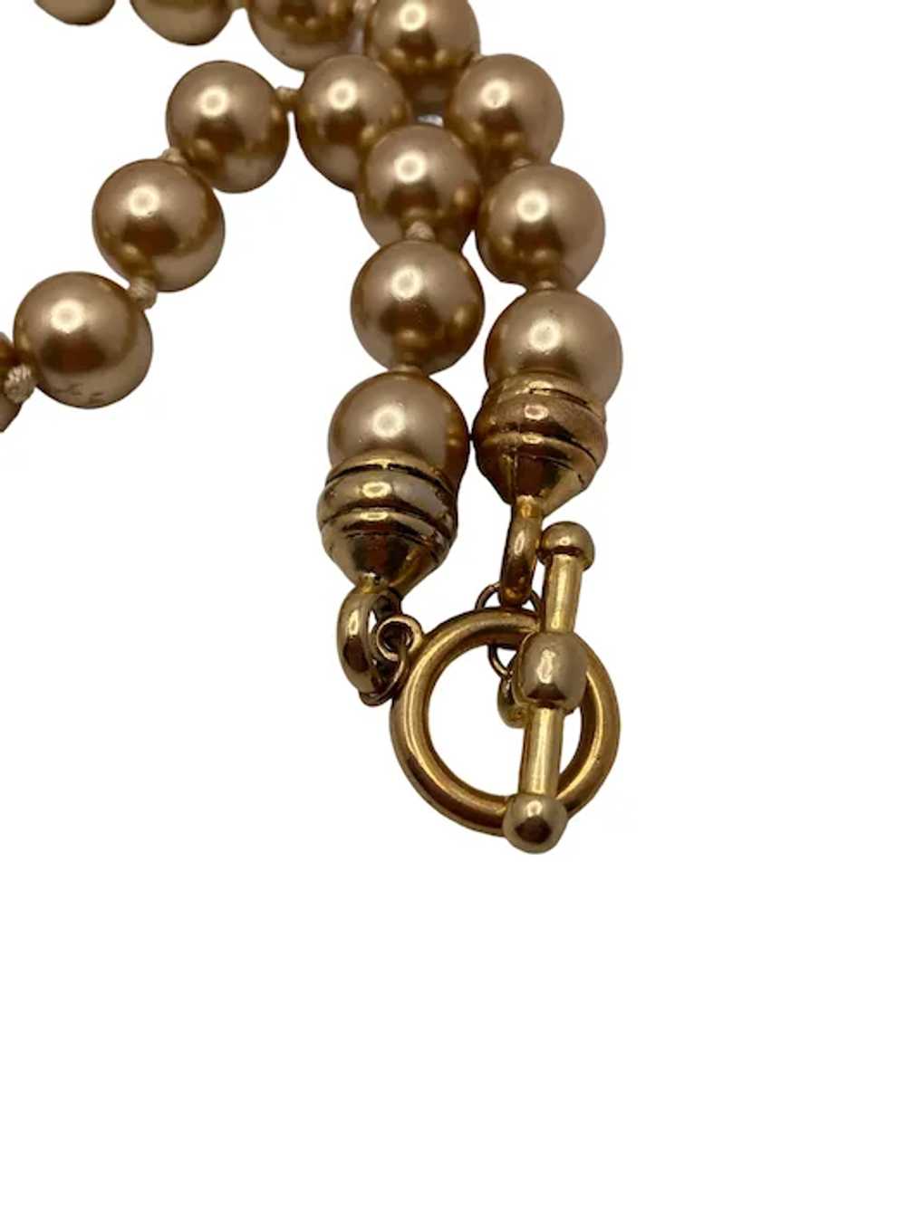 Gorgeous Gold Tone and Rhinestone Charm Necklace - image 9
