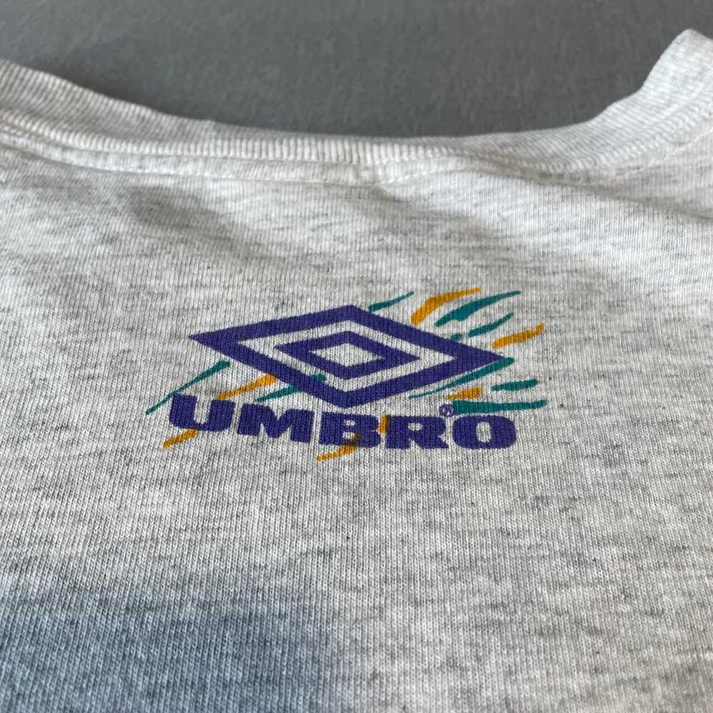 Vintage 90s Umbro Graphic Tee Shirt Single Stitch… - image 6