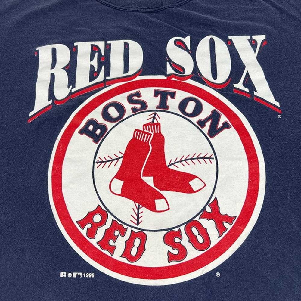 VTG 90s Russell MLB Boston Red Sox Shirt Adult Ex… - image 2