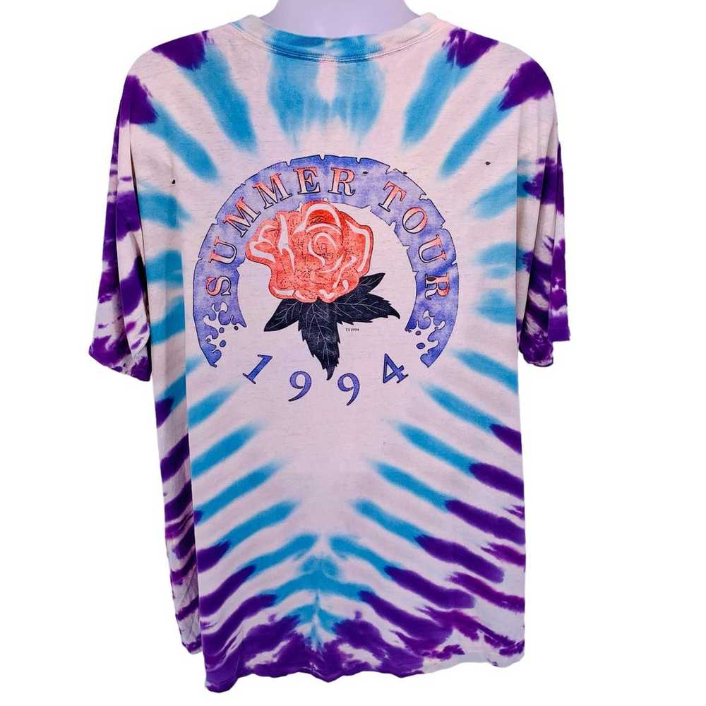 Vintage 1994 Grateful Dead Fall Tour T Shirt Tie … - image 2