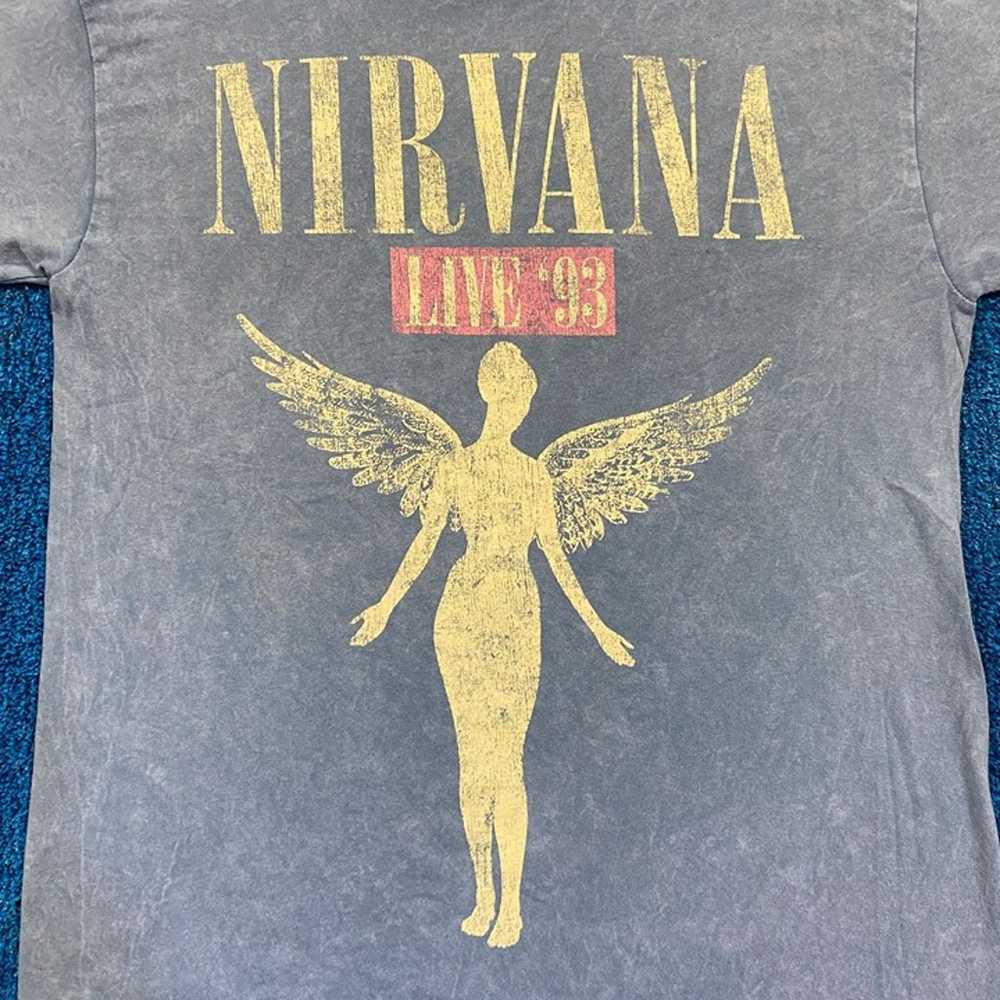 Nirvana in Utero Rock T-shirt Size Medium - image 2