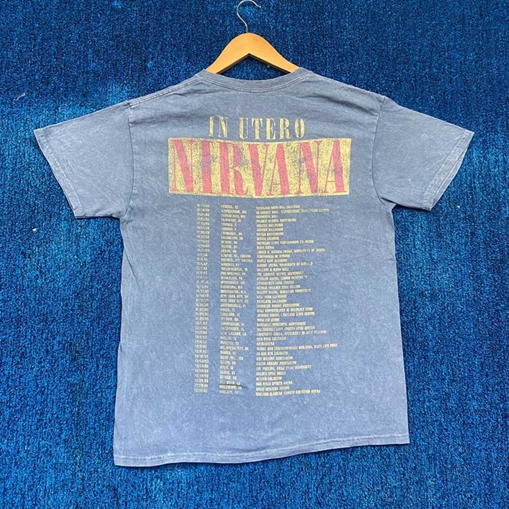 Nirvana in Utero Rock T-shirt Size Medium - image 3