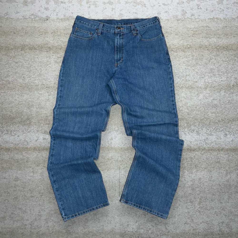 Vintage Carhartt Jeans Relaxed Fit Medium Wash Wo… - image 2