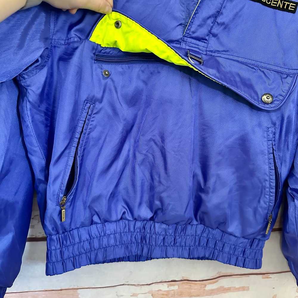 Vintage 90s Descente neon windbreaker jacket - image 4