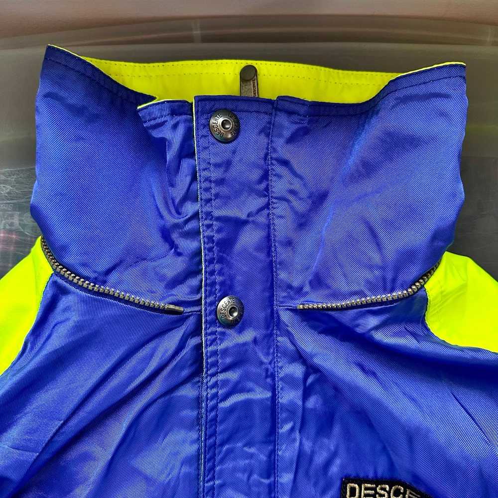 Vintage 90s Descente neon windbreaker jacket - image 7