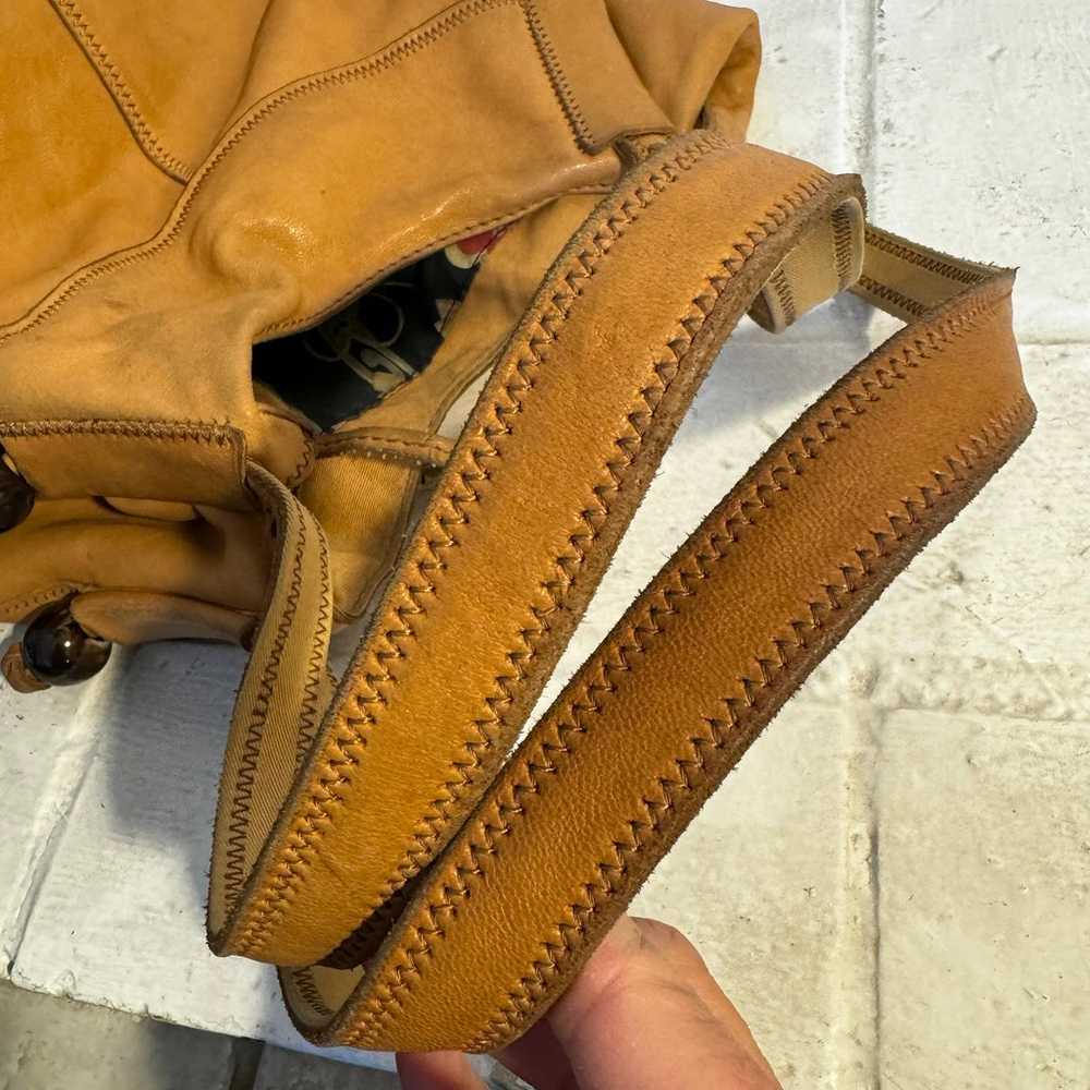 Lucky Brand Vintage Italian Leather Shoulder Hobo… - image 10