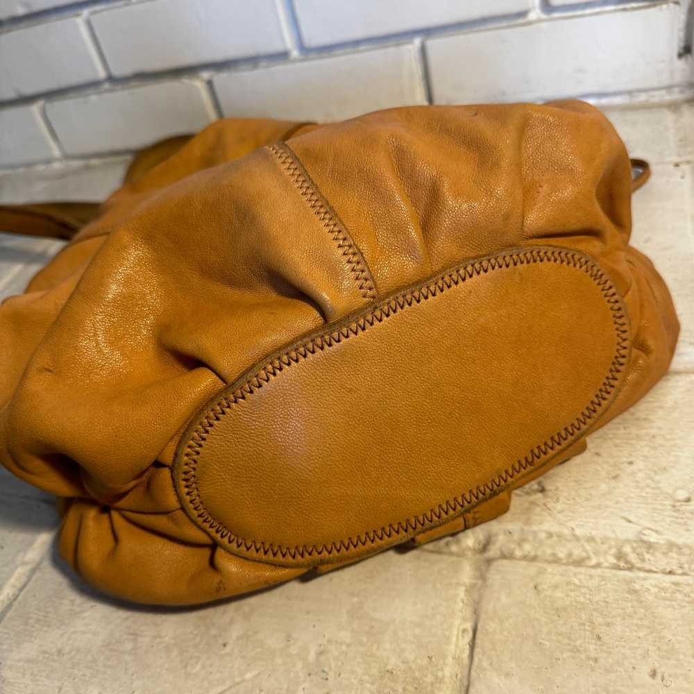 Lucky Brand Vintage Italian Leather Shoulder Hobo… - image 5