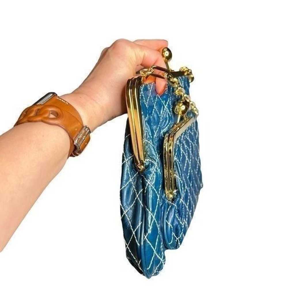 NWOT Goldenblue shoulder purse golden chain wallet - image 9