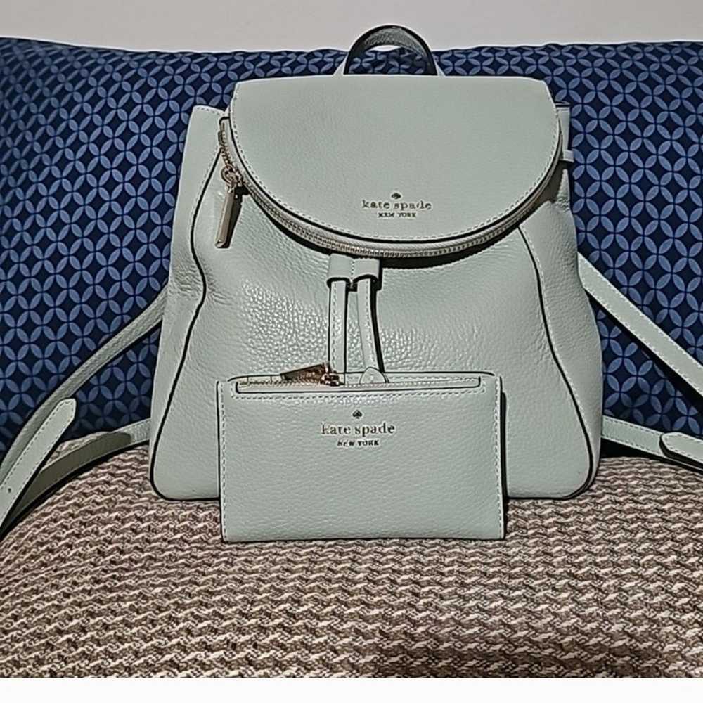 Kate Spade backpack purse and wallet - image 6