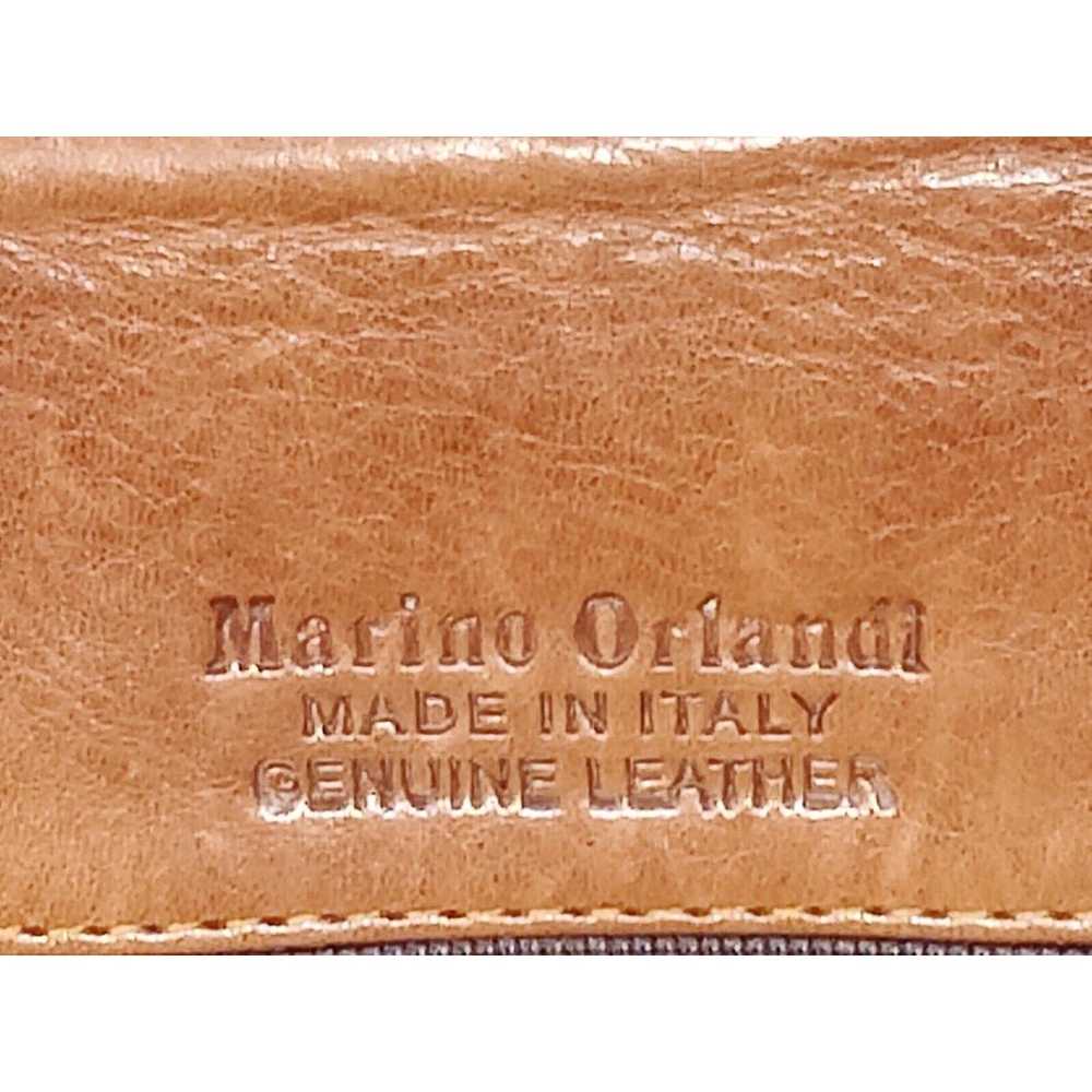 Marino Orlandi Brown Leather Shoulderbag - image 8