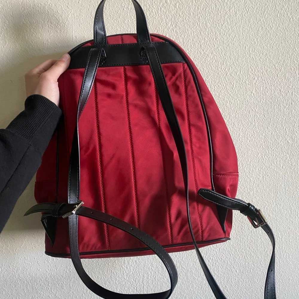 Michael Kors Red Canvas Backpack - image 2
