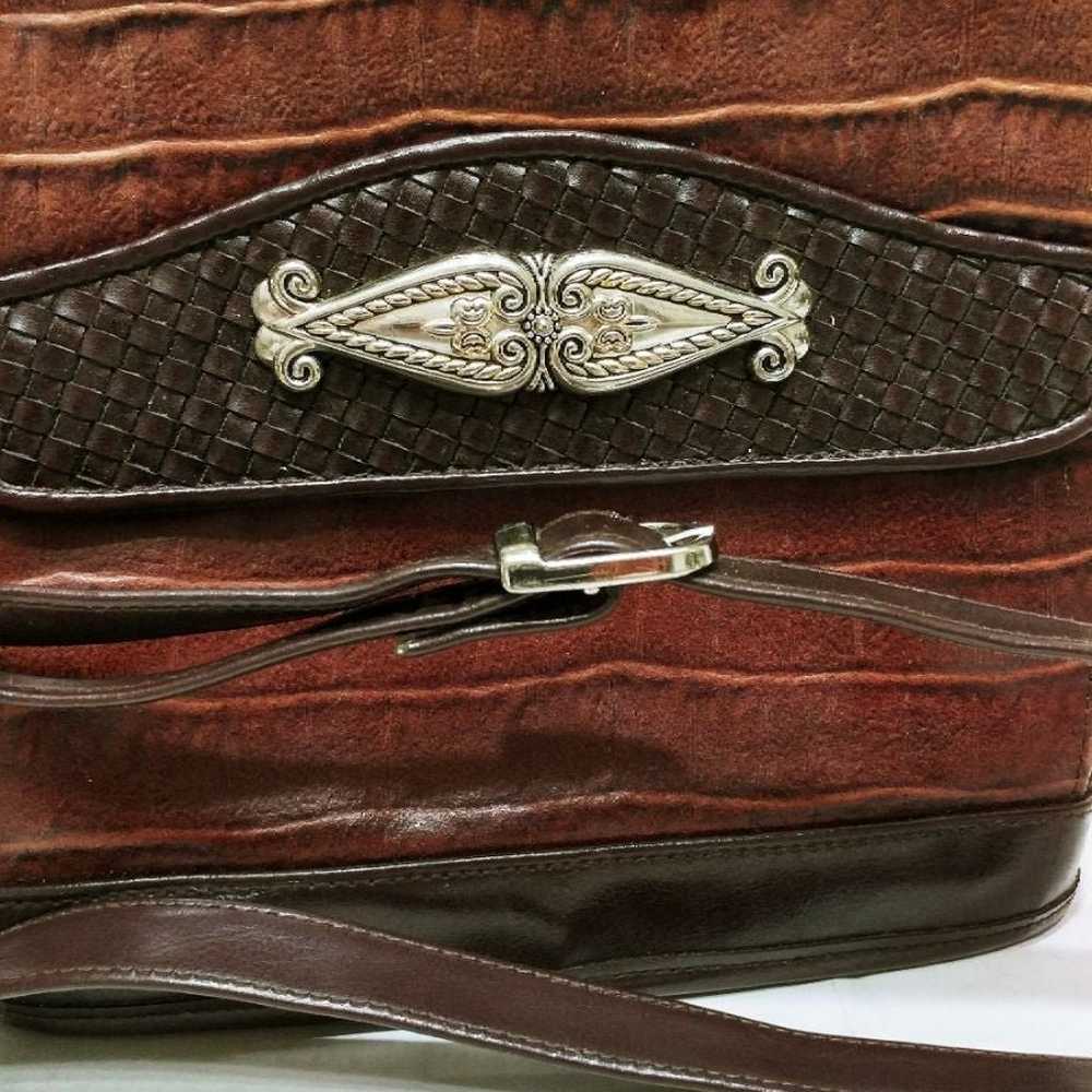 Vintage Marlo Leather Shoulder Purse - image 5