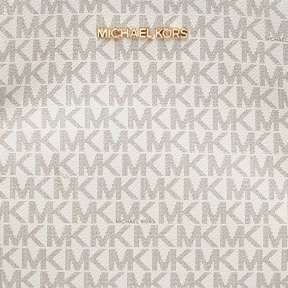 Michael Kors MICHAEL KORS White/Brown Signature C… - image 5