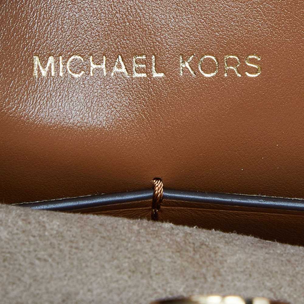 Michael Kors MICHAEL KORS Vanilla/Tan Signature C… - image 8