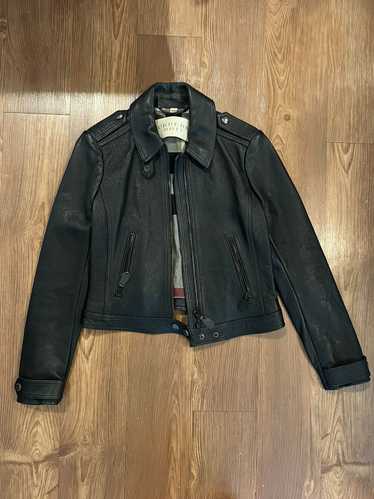 Burberry × Designer × Vintage Burberry Leather Jac