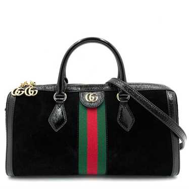 Gucci Gucci GG Medium Handbag Boston Bag Black - image 1