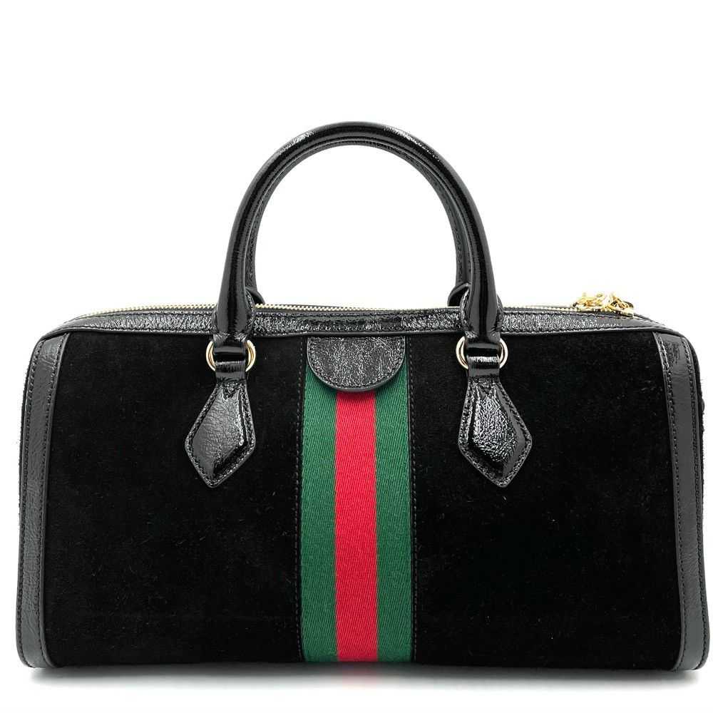 Gucci Gucci GG Medium Handbag Boston Bag Black - image 2