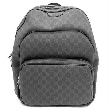 Gucci Gucci Rucksack Backpack GG Leather Black - image 1