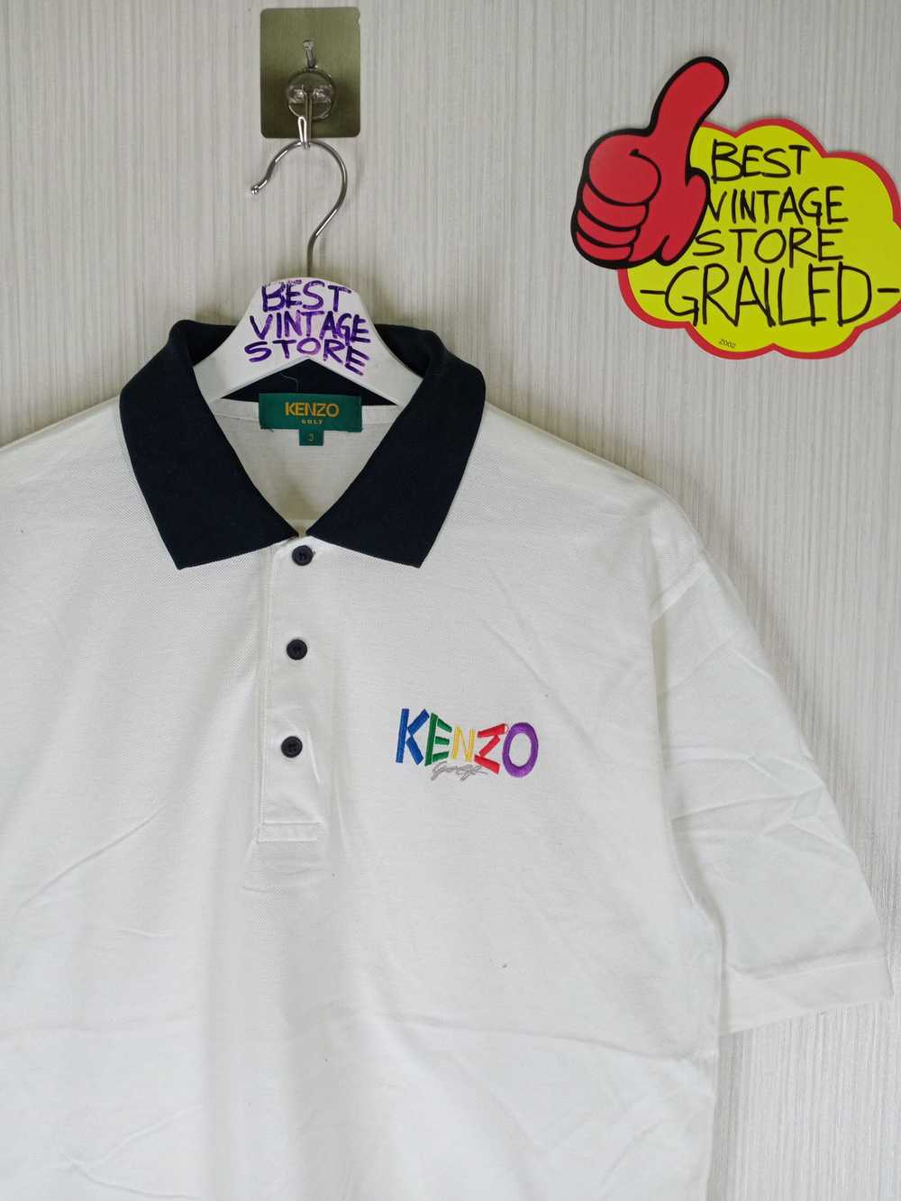 Kenzo KENZO Golf Embroidery Logo Polo Shirt - image 1