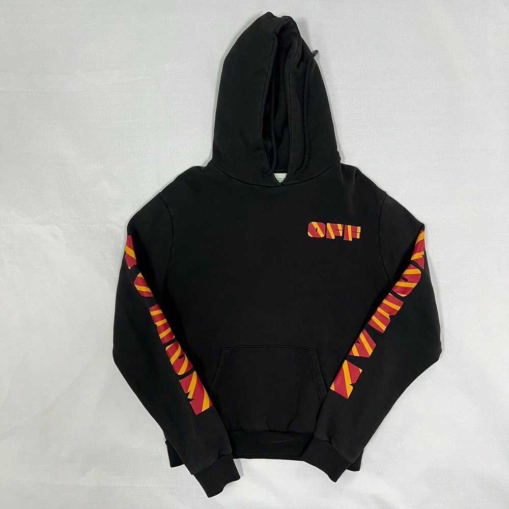 Off-White OFF-WHITE HORSE PRINT GRAPHIC HOODIE - image 1