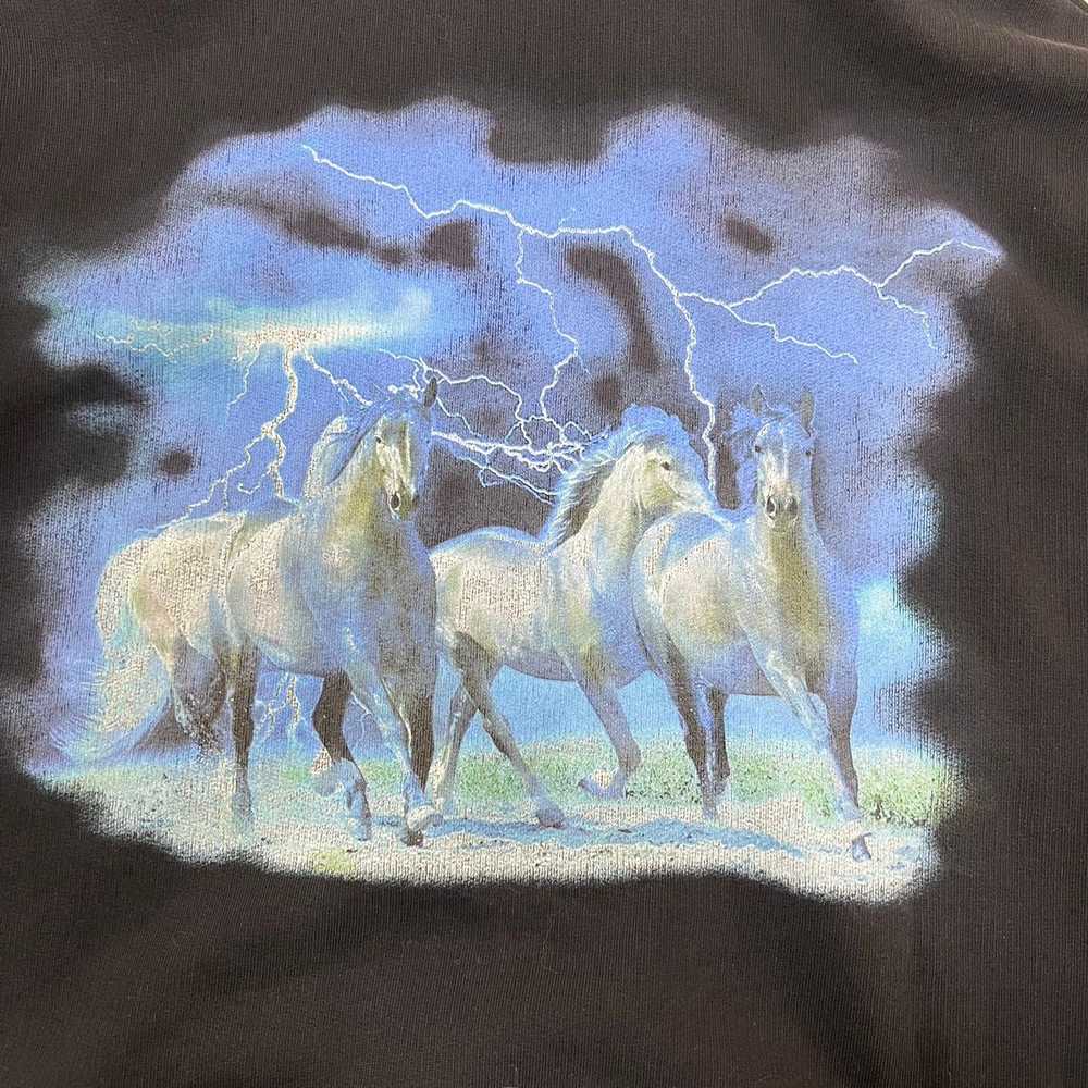 Off-White OFF-WHITE HORSE PRINT GRAPHIC HOODIE - image 4