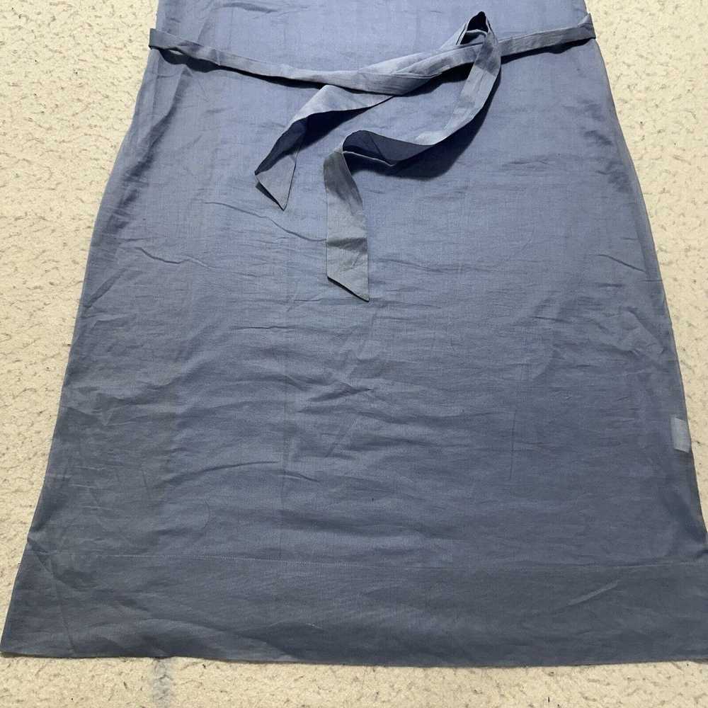 Other Talbots 4 Light Blue Ruffle Cotton Dress Wi… - image 9