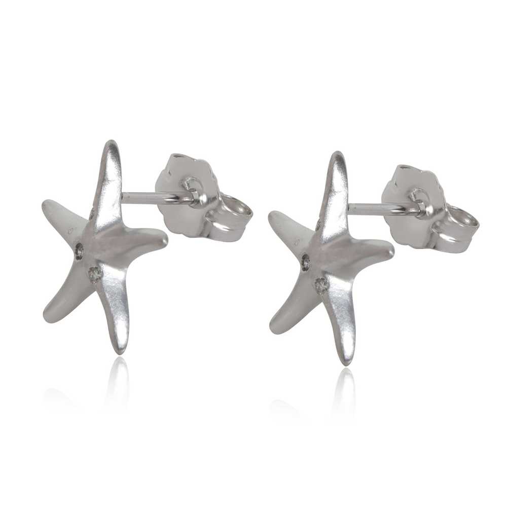 Other Na'Hoku Diamond Starfish Earrings in 14k Wh… - image 2