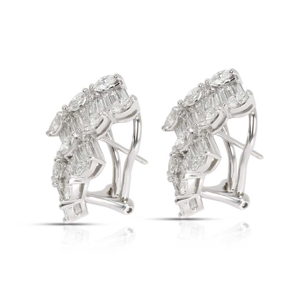 Other Marquise & Baguette Diamond Fashion Earring… - image 2