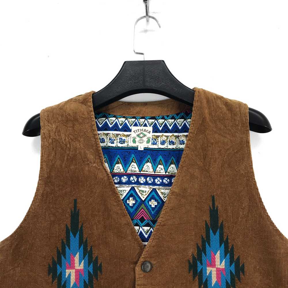 Japanese Brand × Tracey Vest × Vintage TITICACA N… - image 2
