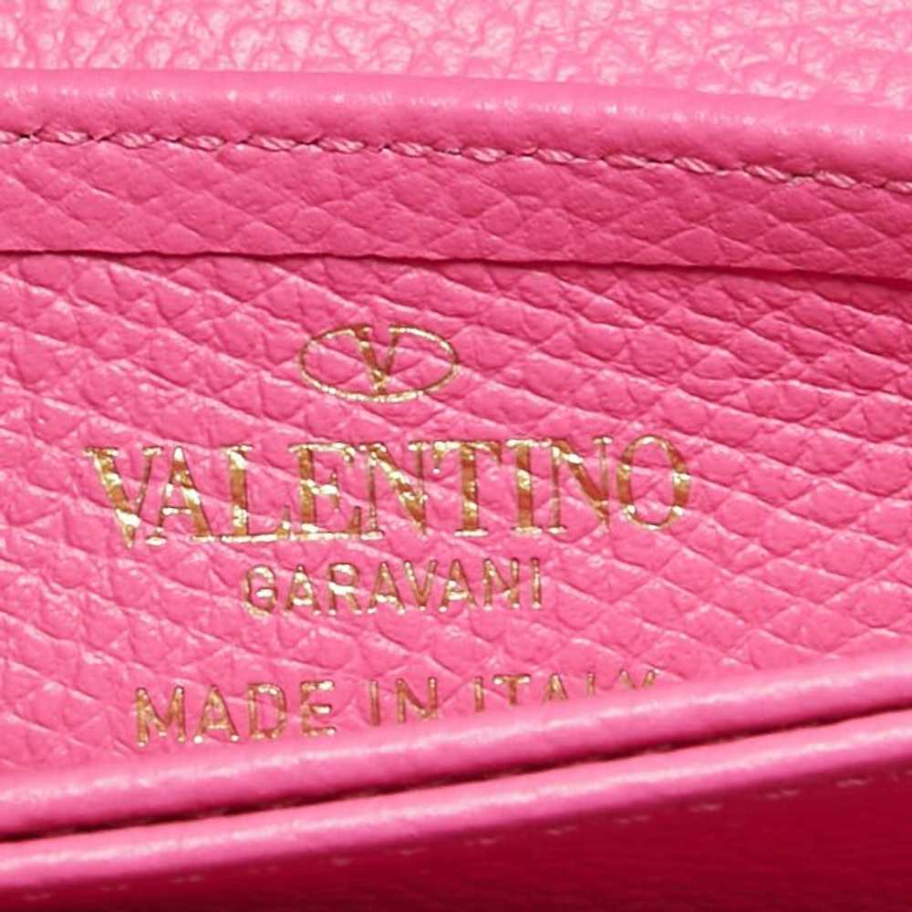 Valentino VALENTINO Pink Leather VLogo Accordion … - image 8