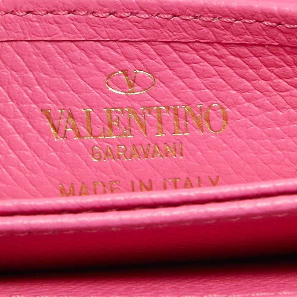 Valentino VALENTINO Pink Leather VLogo Accordion … - image 8