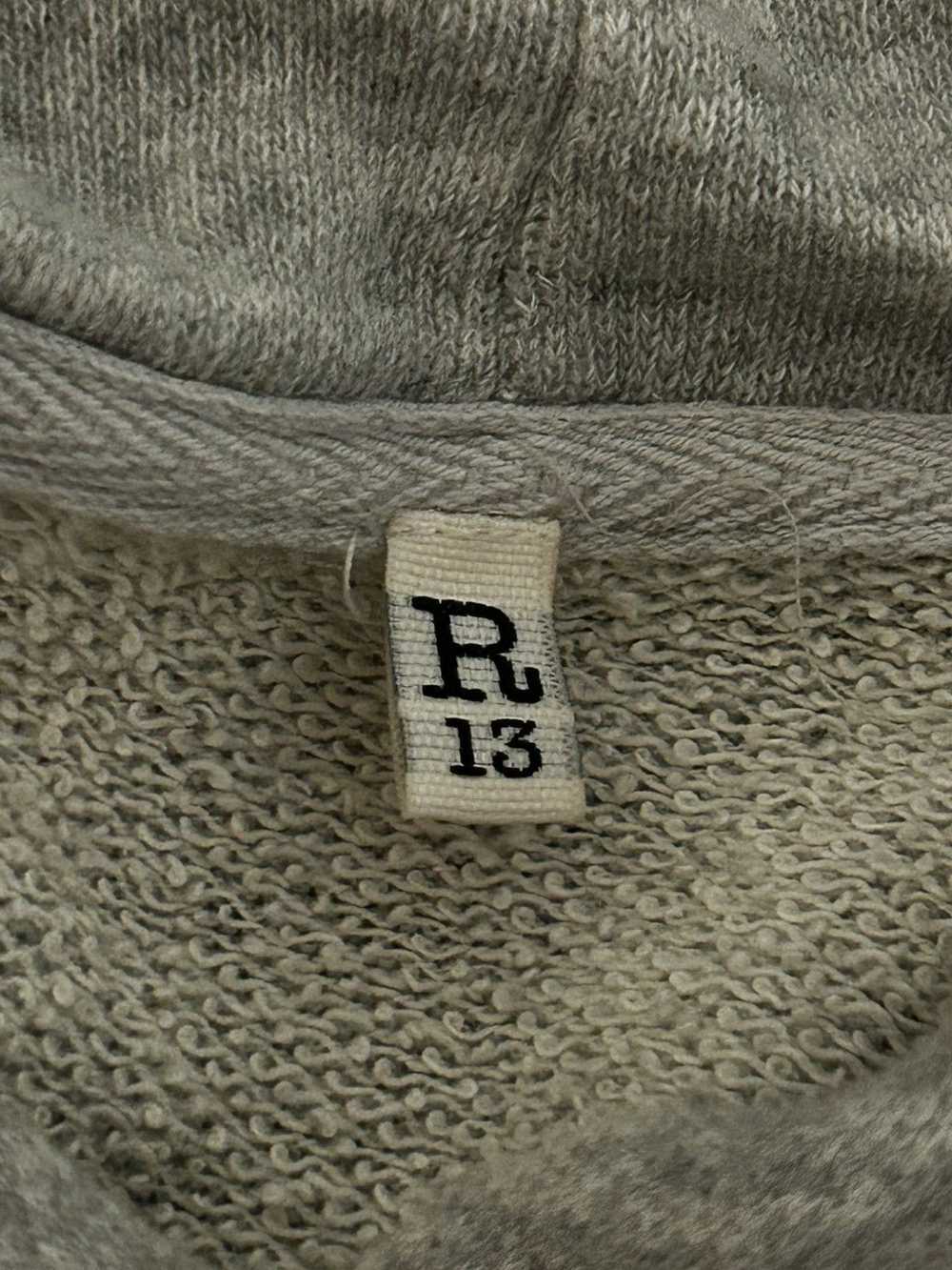 R13 *RARE* R13 SS18 DISTRESSED DOODLE HOODIE HEAT… - image 5
