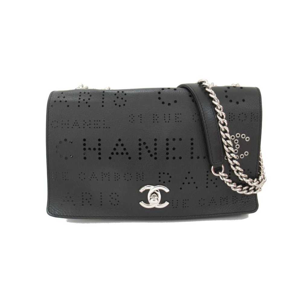 Chanel Chanel Chain Shoulder Bag Leather Black - image 1
