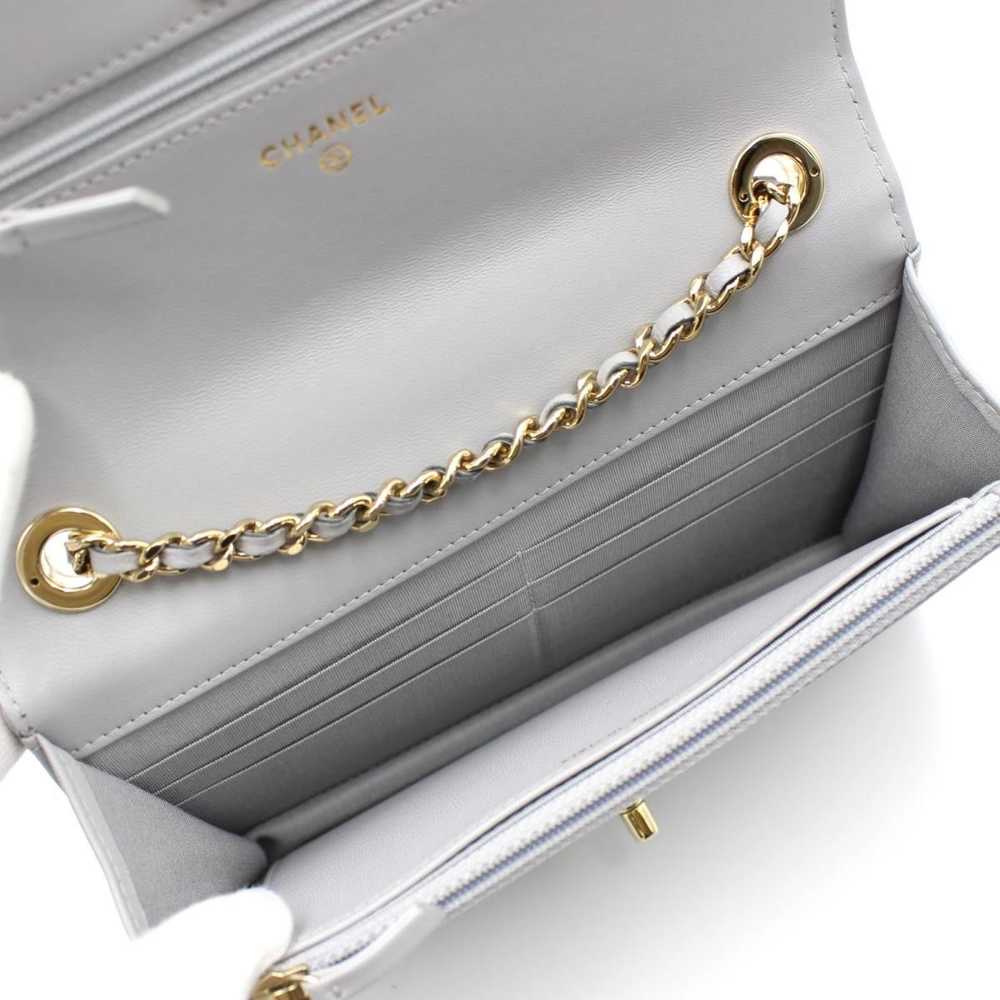 Chanel Chanel V Stitch Chain Shoulder Bag Lambski… - image 4