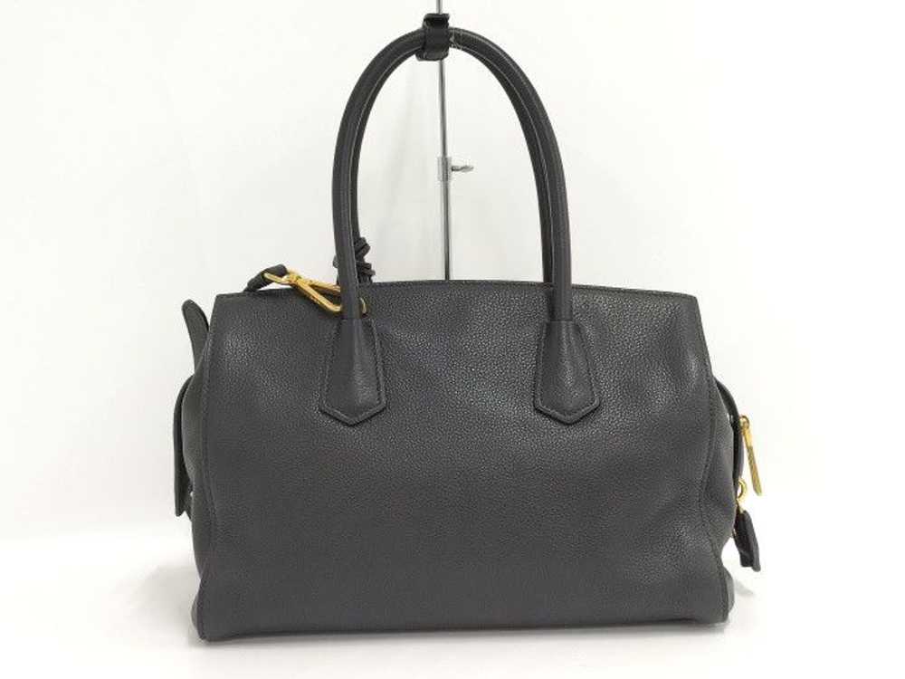 Prada Prada 2way Shoulder Bag Logo Leather Black - image 2