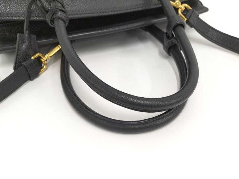 Prada Prada 2way Shoulder Bag Logo Leather Black - image 4