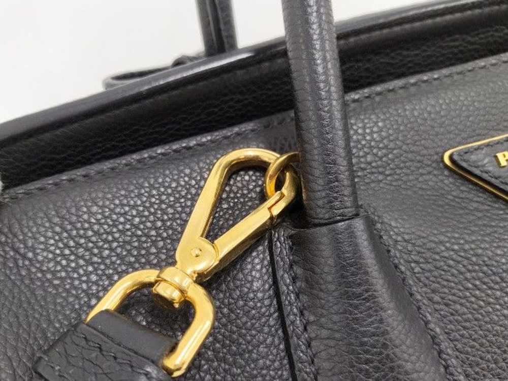 Prada Prada 2way Shoulder Bag Logo Leather Black - image 7