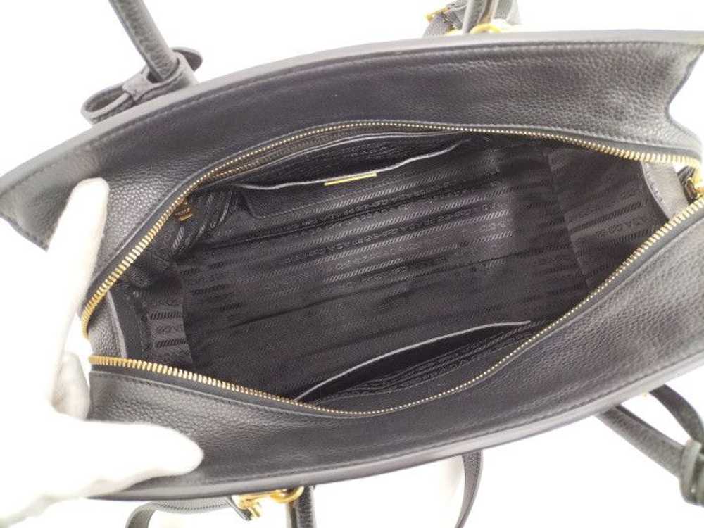 Prada Prada 2way Shoulder Bag Logo Leather Black - image 8