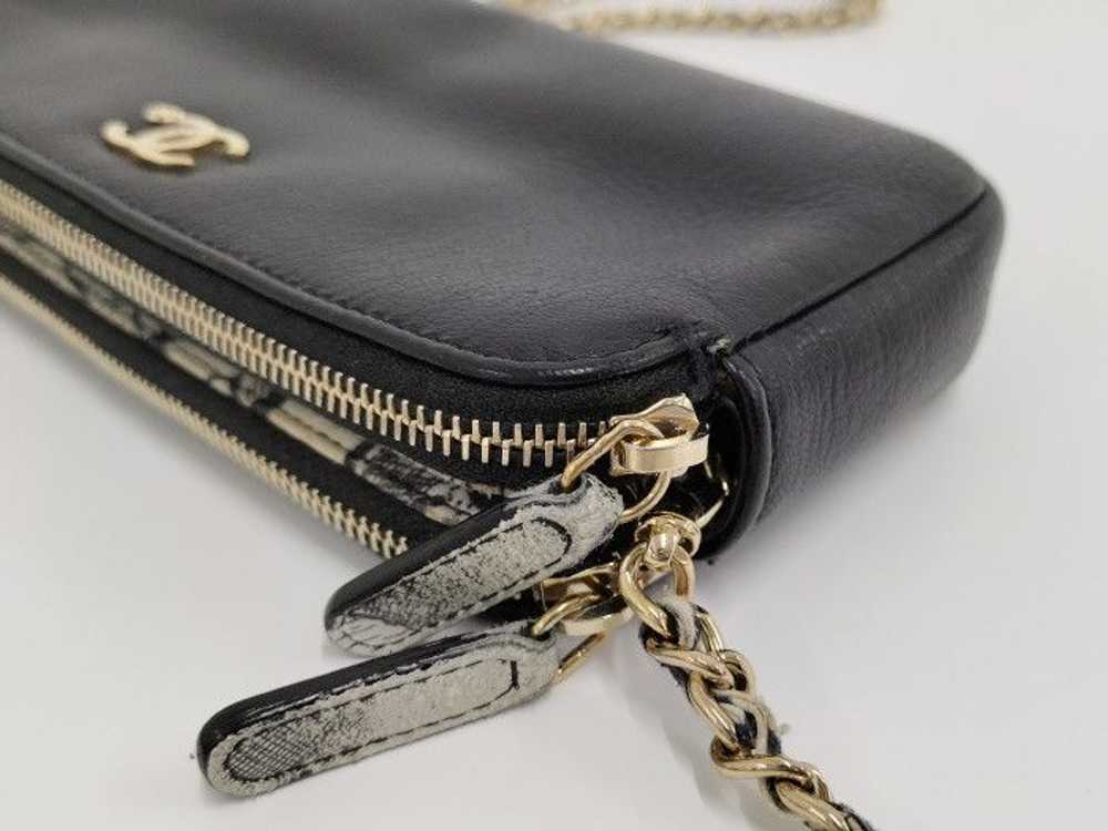 Chanel Chanel Chain Shoulder Wallet Lucky Flower … - image 5