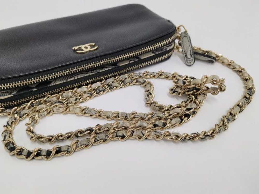 Chanel Chanel Chain Shoulder Wallet Lucky Flower … - image 6