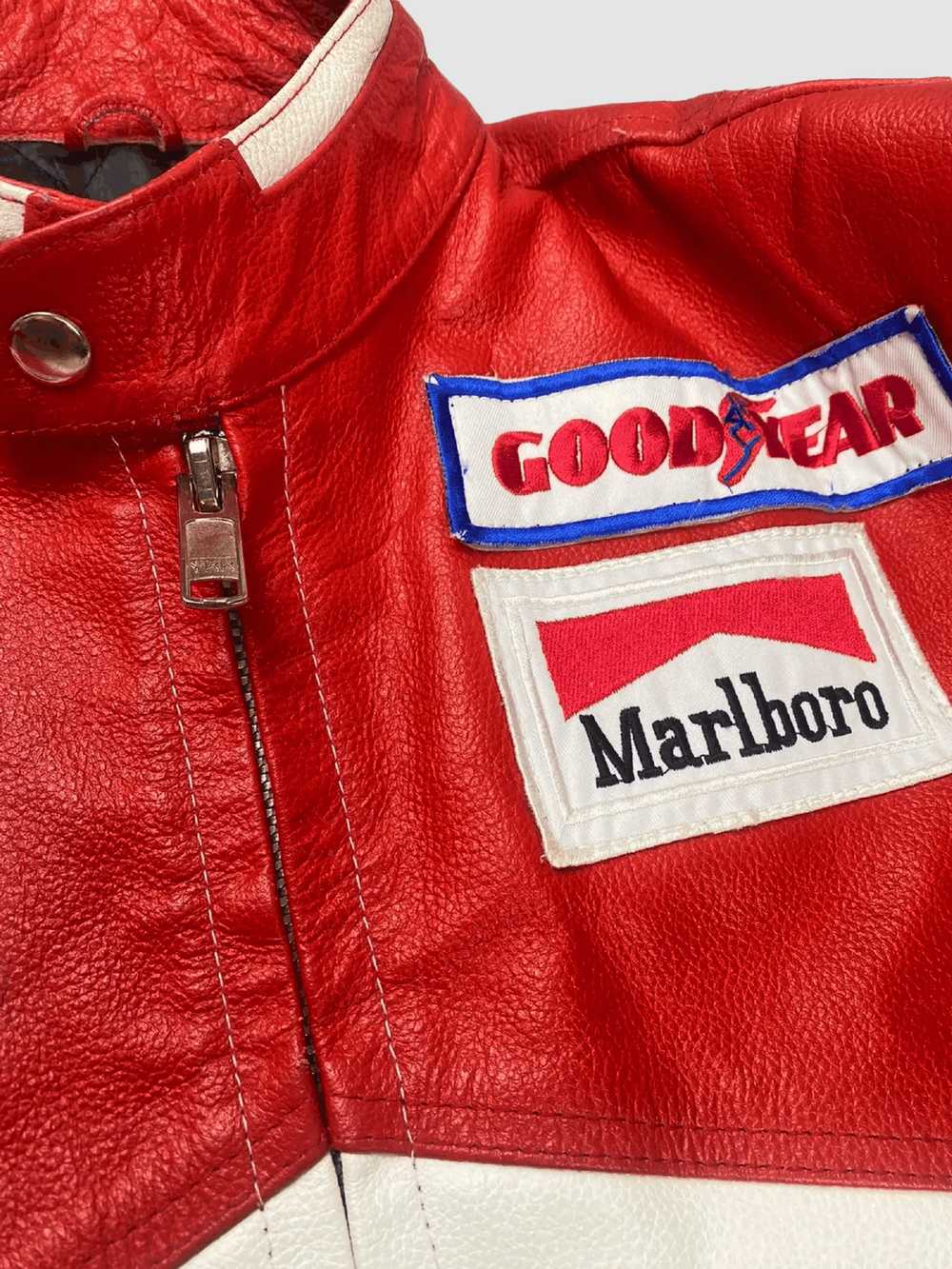Leather Jacket × Marlboro × Racing Marlboro Leath… - image 2