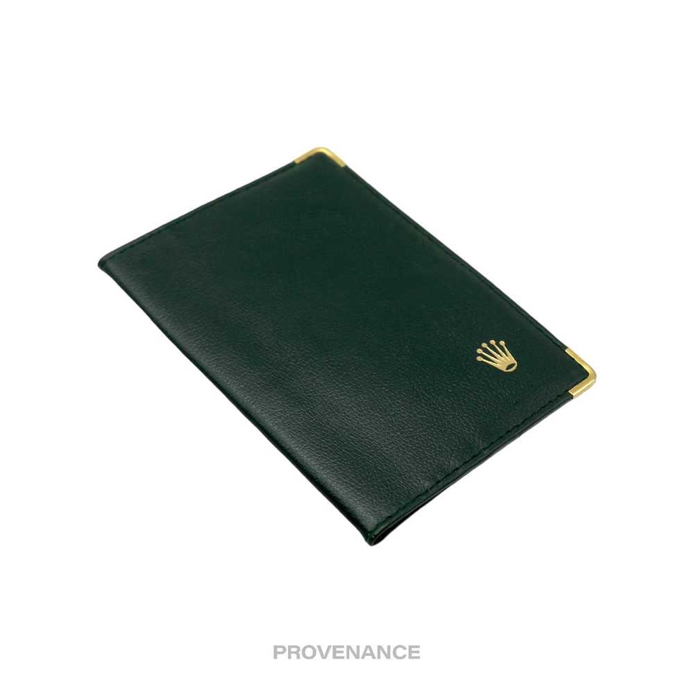 Rolex 🔴 Rolex Crown Passport Wallet - Forest Gre… - image 5