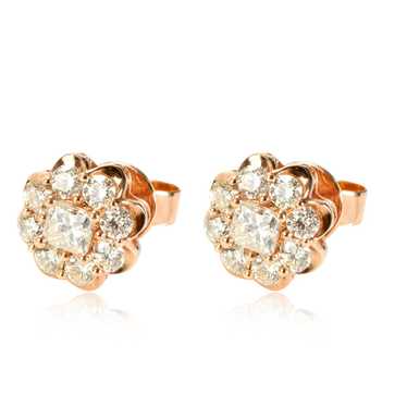 Other Flower Cluster Stud Earring in 18K Rose Gol… - image 1