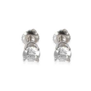 Other Diamond Stud Earrings in 14K White Gold (1 … - image 1