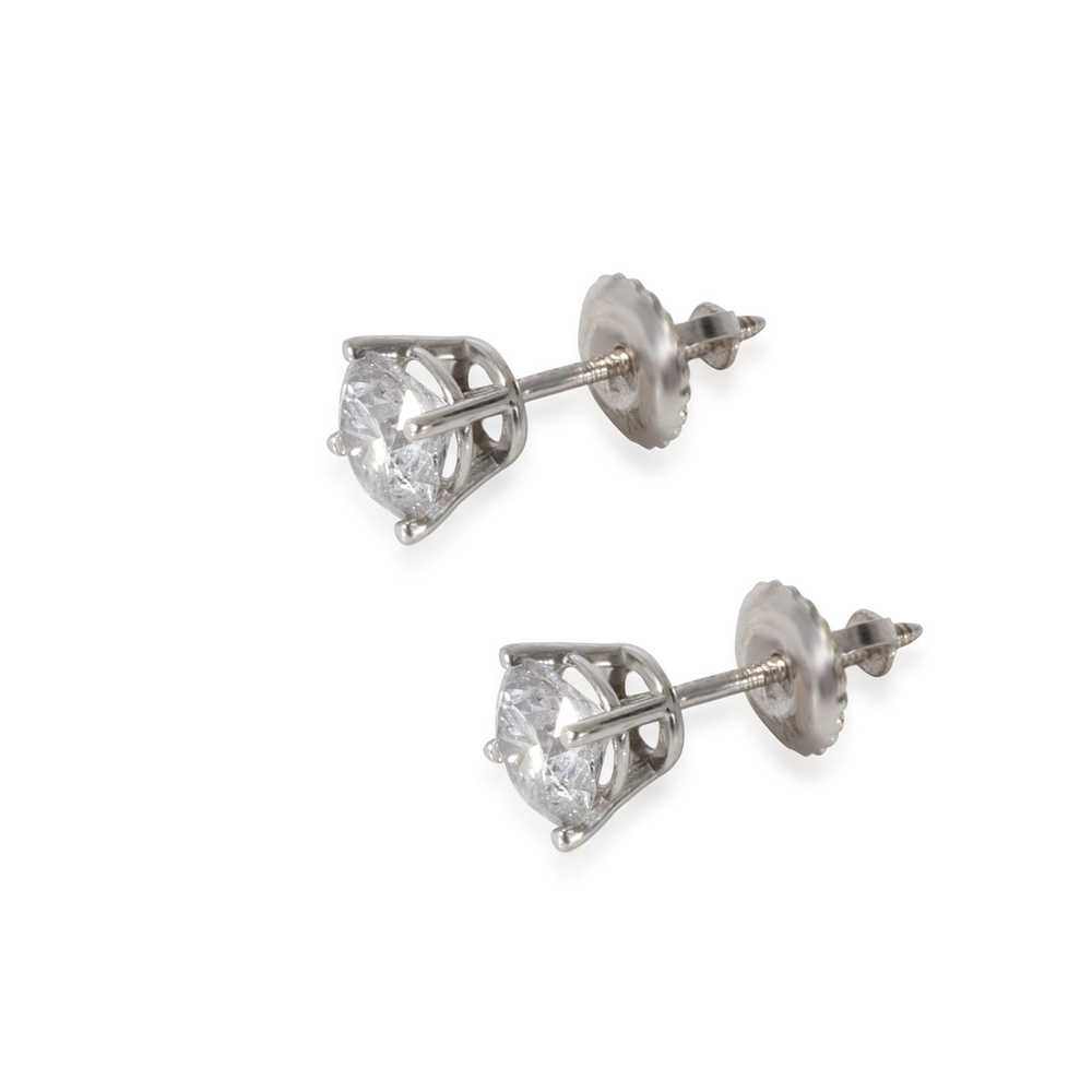 Other Diamond Stud Earrings in 14K White Gold (1 … - image 2