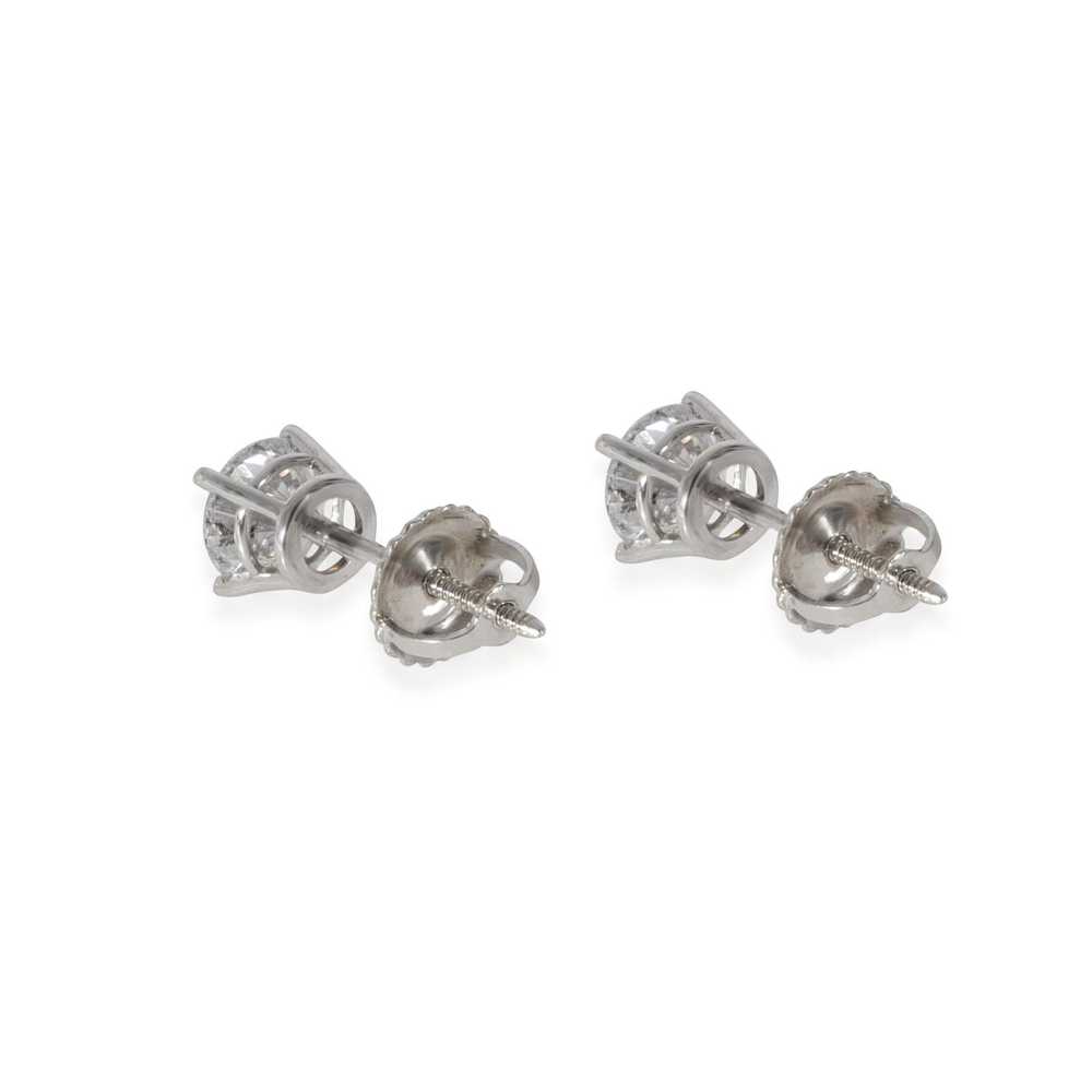 Other Diamond Stud Earrings in 14K White Gold (1 … - image 3