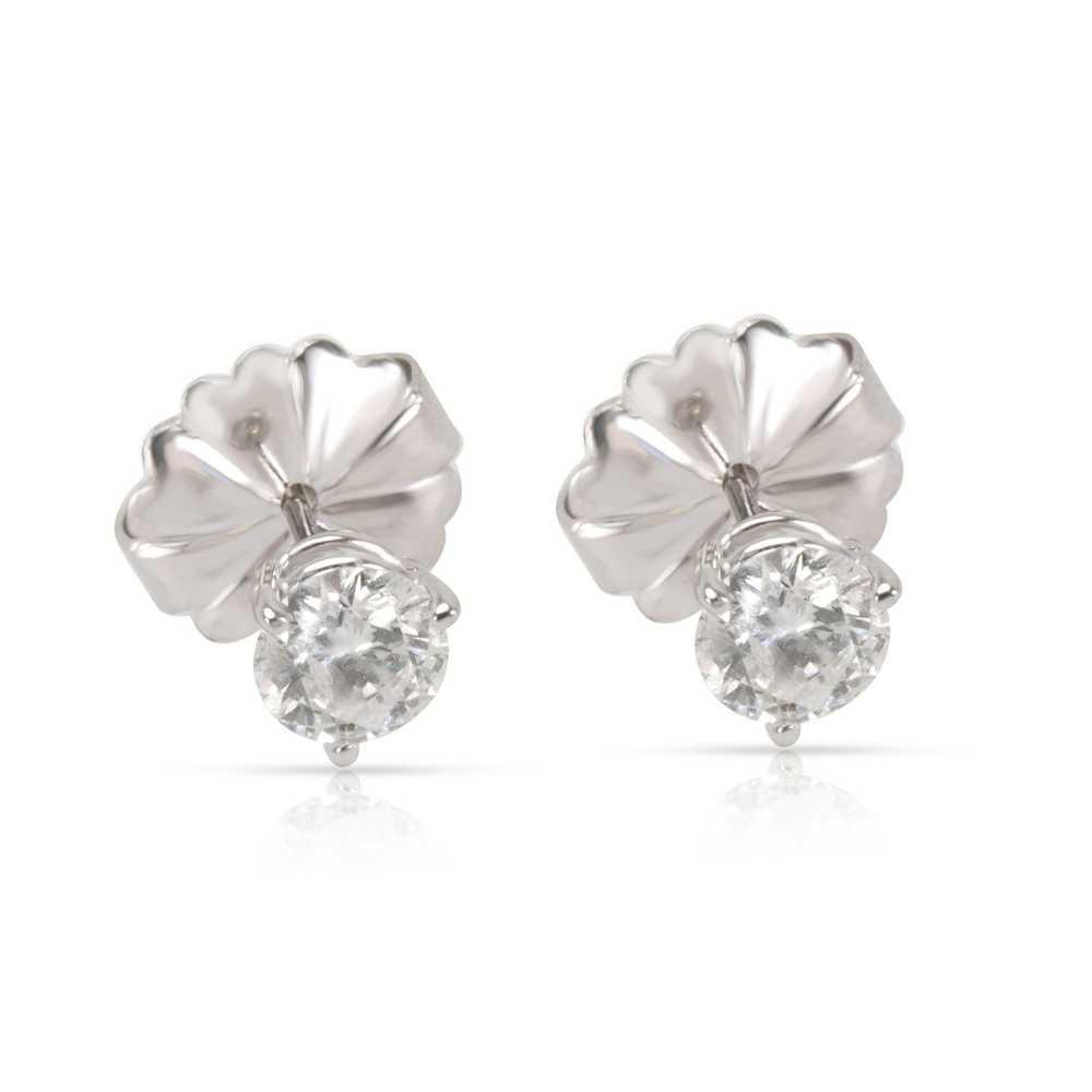 Other Diamond Stud Earrings in 14K White Gold (1.… - image 1